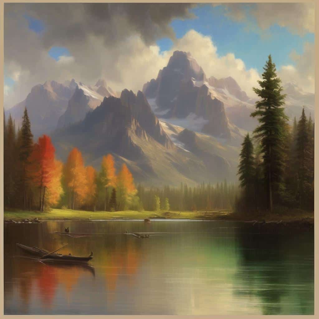 Αλπικά βουνά και φθινοπωλικά δάση στη λίμνη, η θαυμάσια φύση και το έργο των μεγάλων δημιουργών.