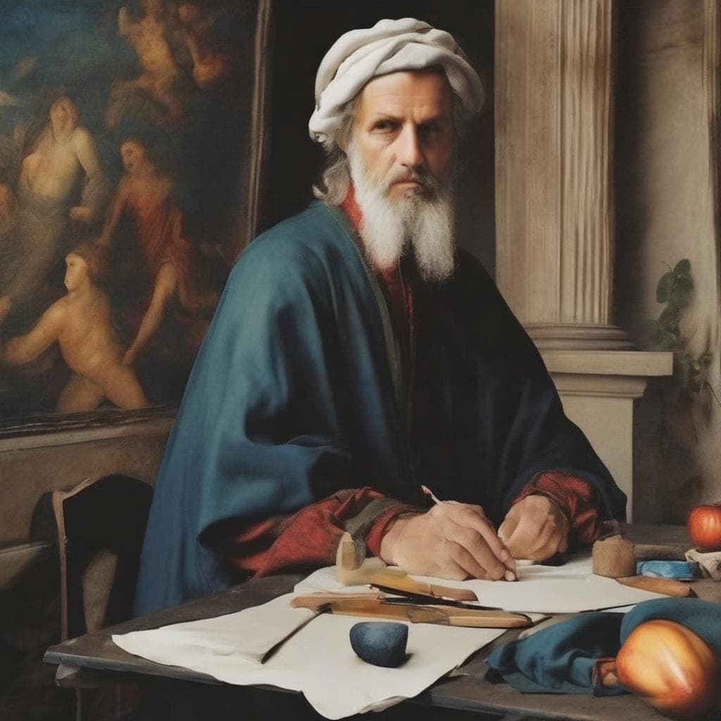 Οπτική αναπαράσταση μεγάλων δημιουργών, Ζωή και έργο διάσημων καλλιτεχνών και φιλοσόφων.